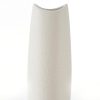 Wazon ceramiczny RISO kremowy 12 X 6 X 36 cm – na suszone kwiaty