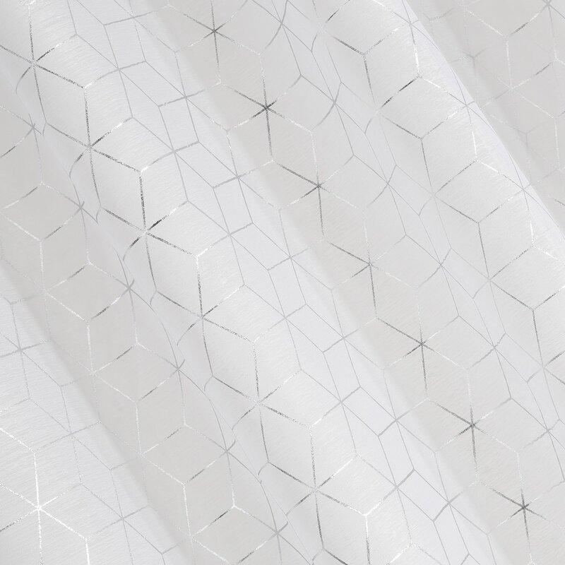 Firana gotowa Seylan biała 140 x 250 cm – zwiewna zasłona
