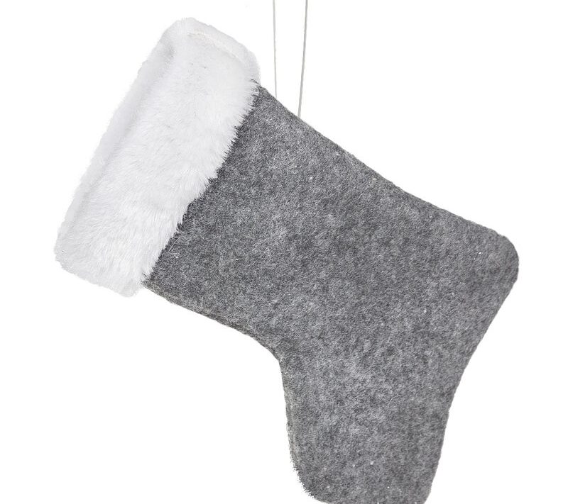 Ozdoba świąteczna Plush Stalowy 15 cm – idealna dekoracja
