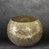 Szkło dekoracyjne Melia złote fi 18 x 14 cm – na kwiaty i susz