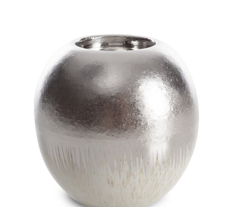 Świecznik ceramiczny Max kremowy O 11 x 10 cm – dla ciepłego blasku