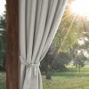 Zasłona gotowa Garden srebrna 155 x 240 cm – ochrona przed słońcem