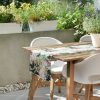 Obrus Garden biały 40 x 140 cm – idealny na taras