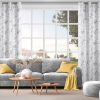 ZASŁONA GOTOWA SIENNA 140 X 250 CM SREBRNY