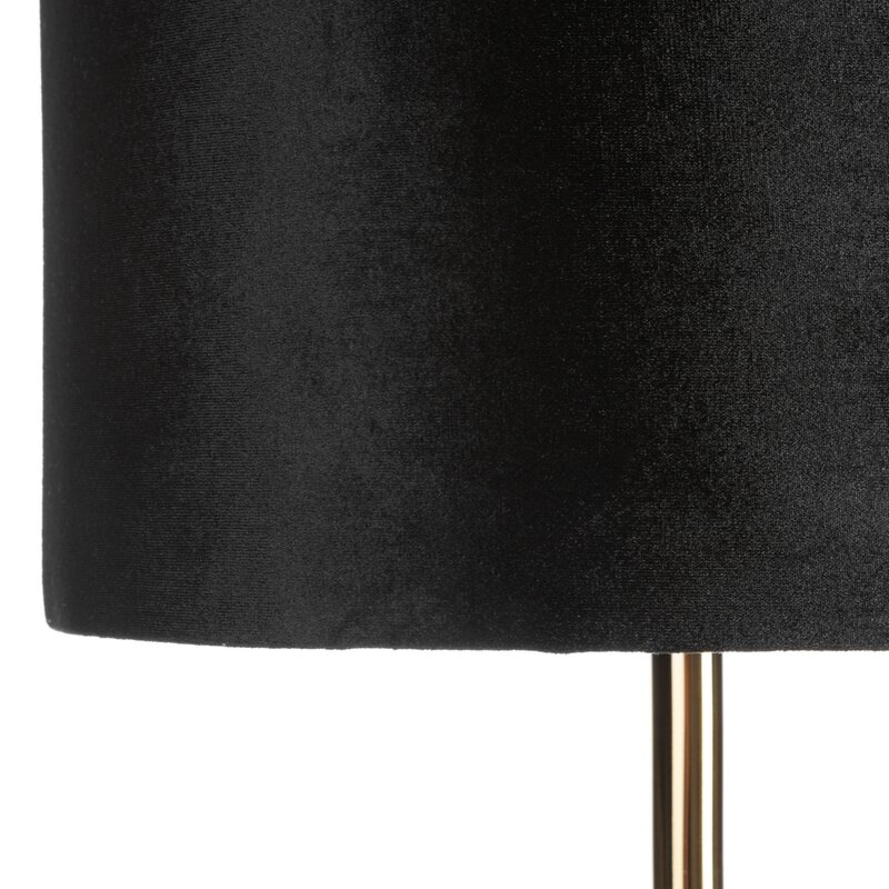 Lampa stołowa Valery czarna O 26 x 68 cm – tworzy przytulne światło