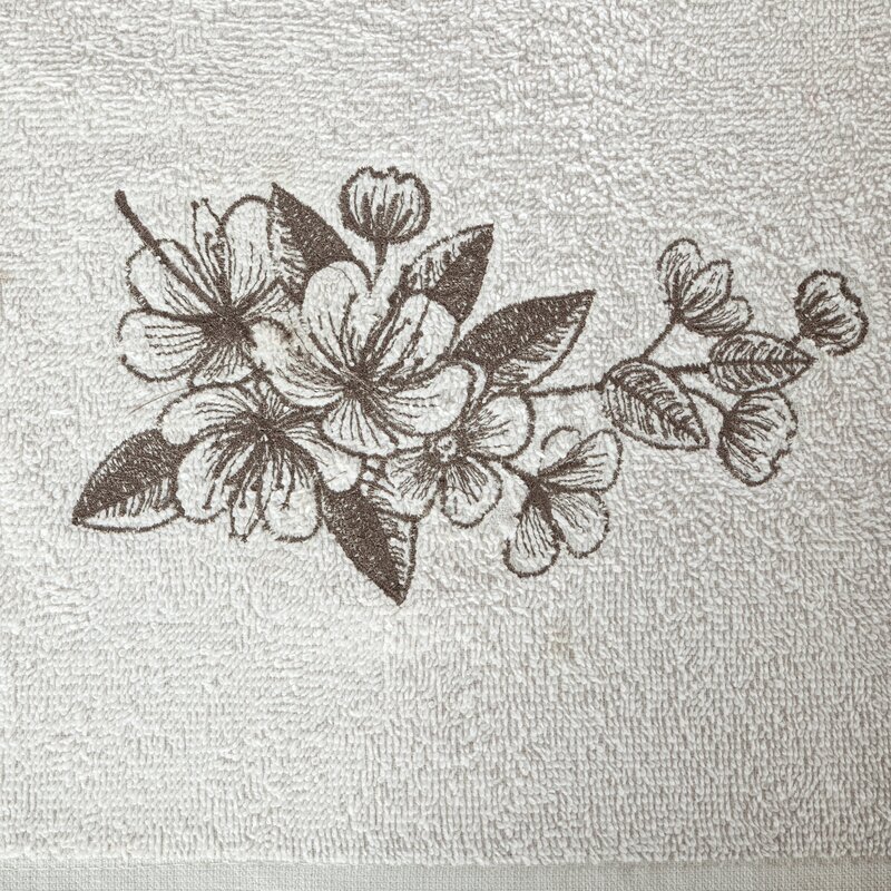 KOMPLET RĘCZNIKÓW 3 56 X 36 X 7 CM SREBRNY