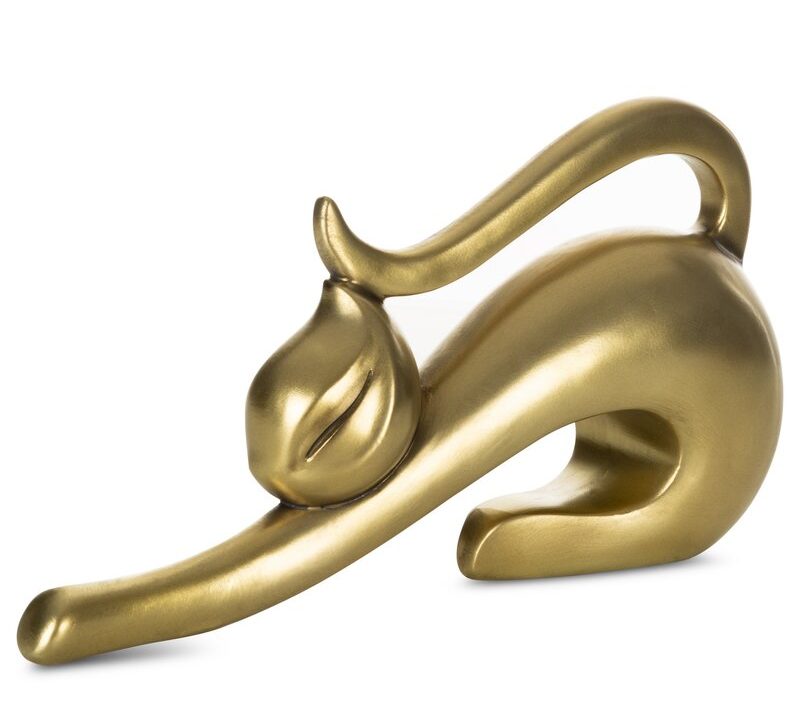 Figurka ceramiczna Kati złota 28 x 7 x 16 cm – stylowa ozdoba