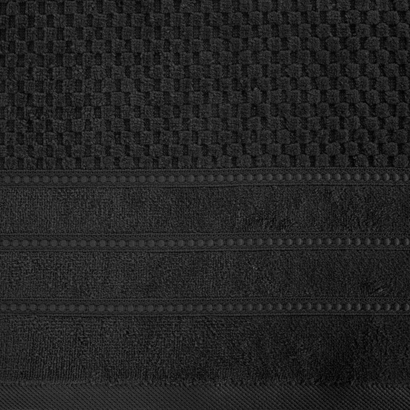 Ręcznik welurowy Adore czarny 70 x 140 cm – miękki i chłonny