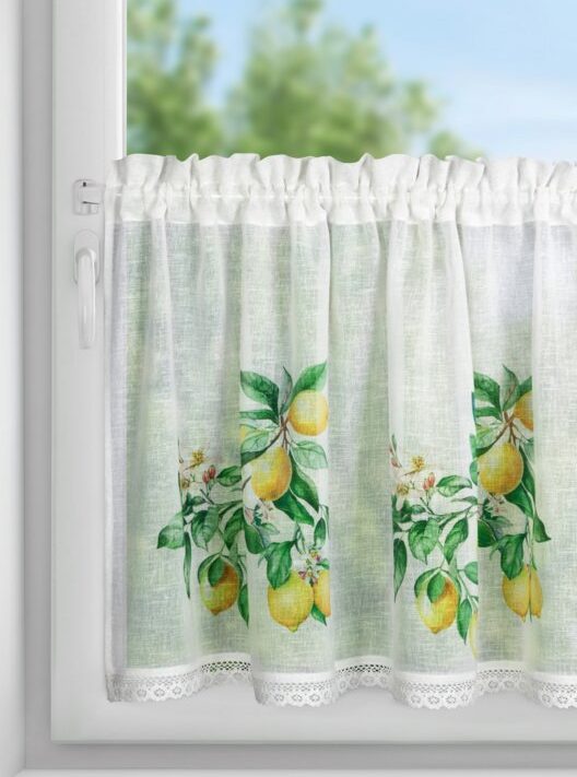 Firana gotowa Cloe biała 150 x 60 cm – rozjaśnia wnętrze