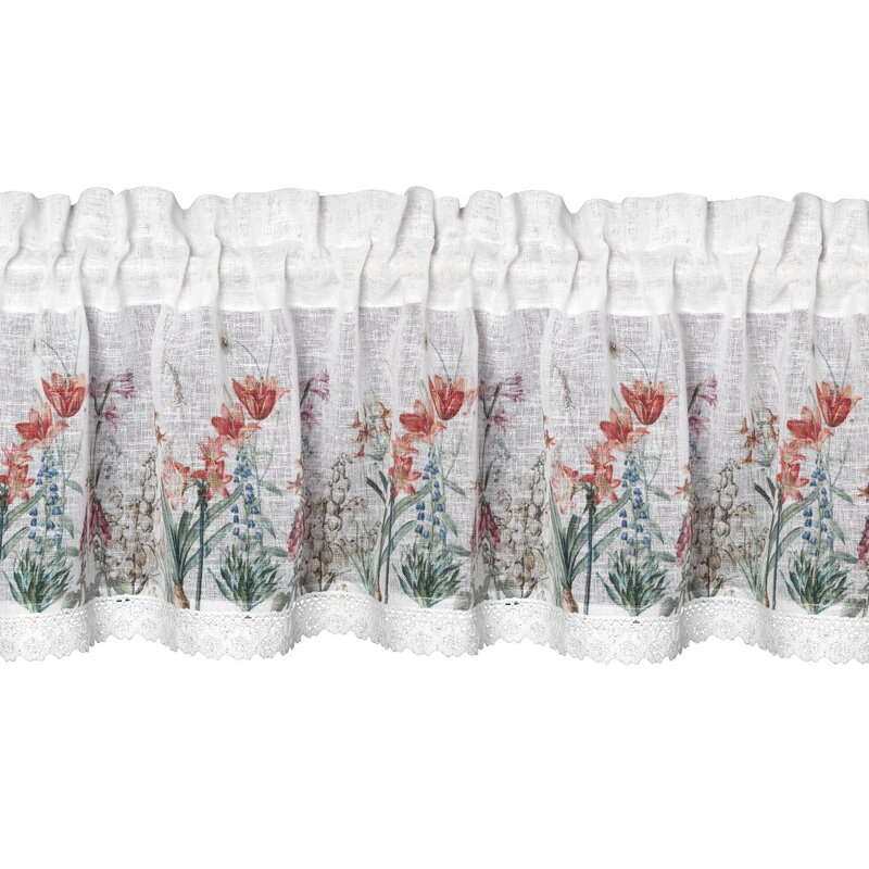 Firana gotowa Nemezja biała 150 x 30 cm – rozjaśnia wnętrze
