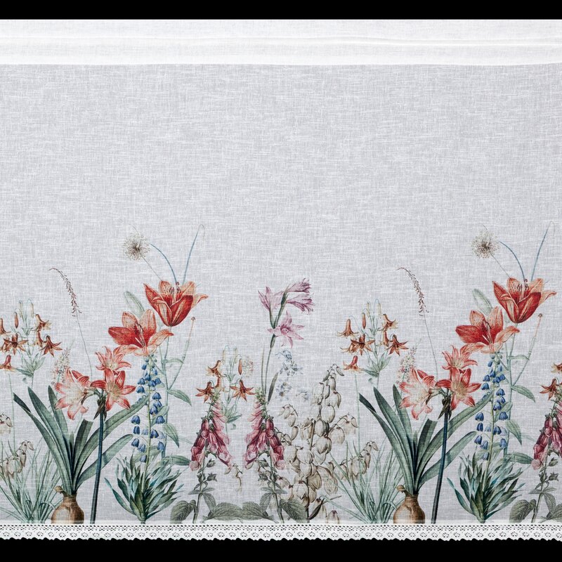 Firana gotowa Nemezja biała 150 x 90 cm – dodaje przytulności