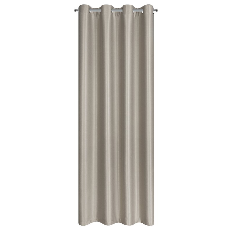 Zasłona gotowa Selina ciemnobeżowa 140 x 250 cm – zaciemniająca