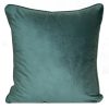 Poszewka velvet SIBEL ciemnomiętowa 45 x 45 cm – dodatek na sofę