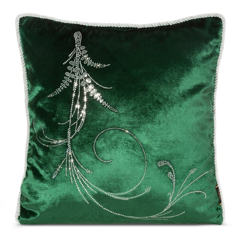 Poszewka welwet Royal 10 ciemnozielona 45 x 45 cm – doda blasku wnętrzu