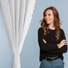Firana gotowa Luisa biała 140 x 250 cm – rozjaśnia wnętrze