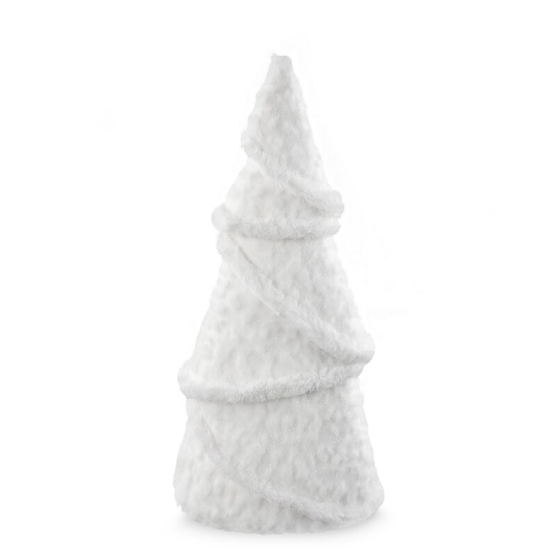 Figurka świąteczna biała 23 x 14 x 50 cm – idealna dekoracja