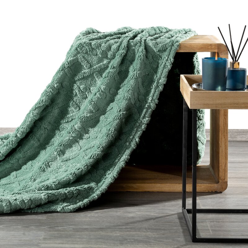 Koc D91 Warkocz miętowy 150 X 200 cm – miękki i przyjemny w dotyku