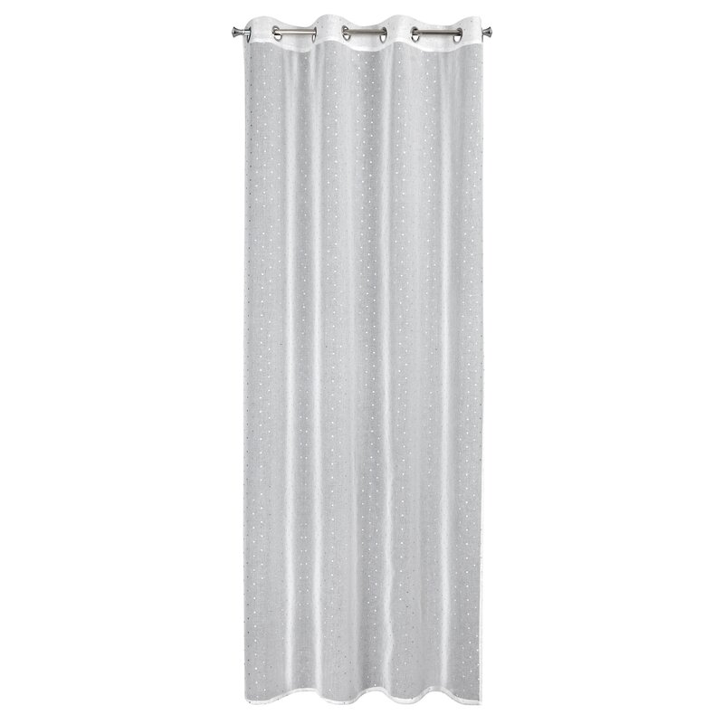 Firana gotowa Doti biała 140 x 250 cm – rozjaśnia wnętrze