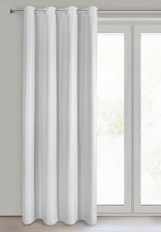 Zasłona gotowa Adari biała 140 x 250 cm – rozjaśnia wnętrze
