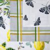 Komplet ściereczek kuchennych 3szt 50x75 cm bawełniany kolor naturalny, żółty 200 g/m2 LEMON – wniesie świeżość