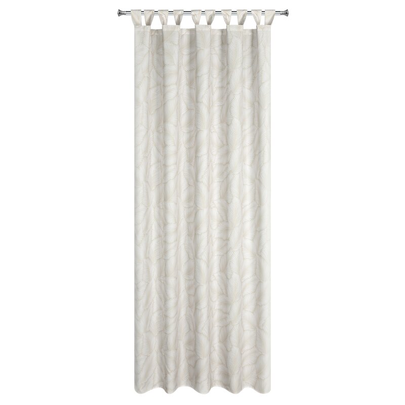 Zasłona gotowa biała 155 x 240 cm – ochrona przed słońcem