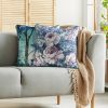 Poszewka velvet ciemnoniebieska 45 x 45 cm – miękka i stylowa