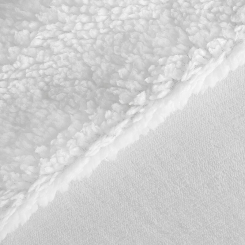 Koc flanelowy biały 150 x 200 cm – subtelnie otula
