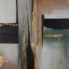 Obraz ręcznie malowany Boho biały 60 X 90 cm – wniesie harmonię
