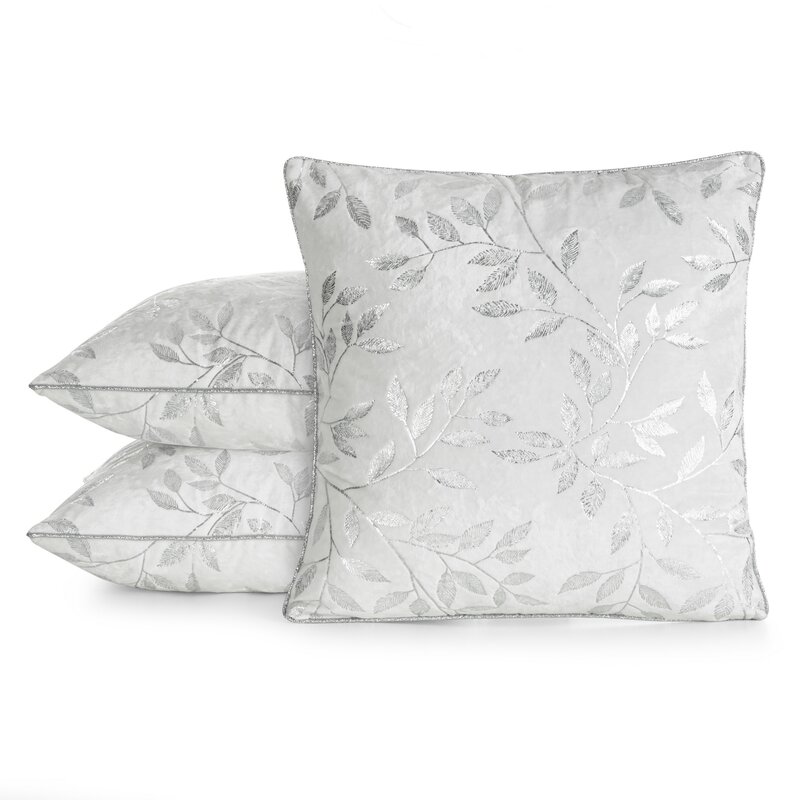 POSZEWKA VELVET 45 X 45 CM KREMOWY