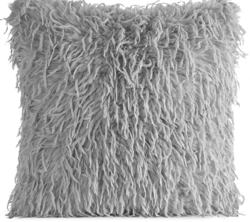Poszewka ADORE srebrna 45 x 45 cm – wprowadzi przytulność