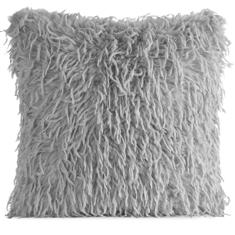 Poszewka ADORE srebrna 45 x 45 cm – wprowadzi przytulność