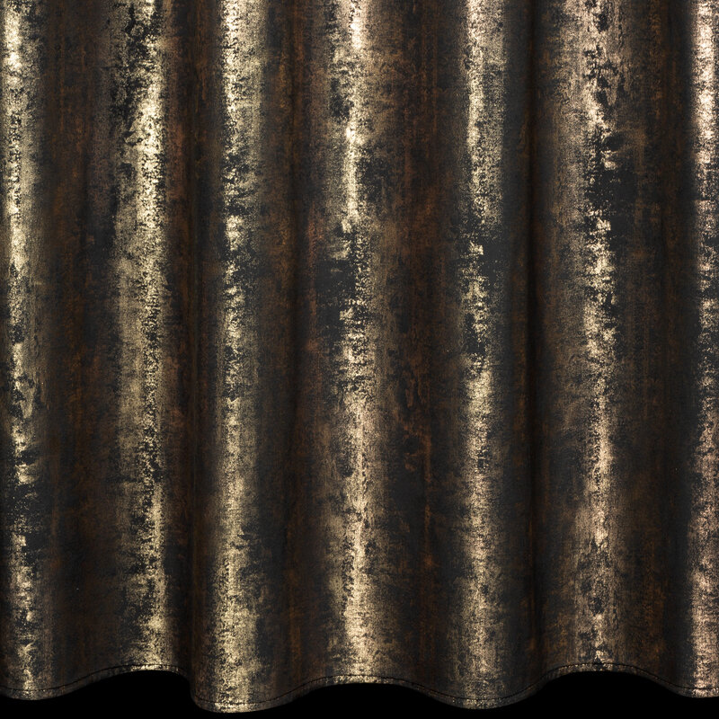 Zasłona gotowa Renia czarna 140 x 250 cm – zaciemnia pomieszczenie
