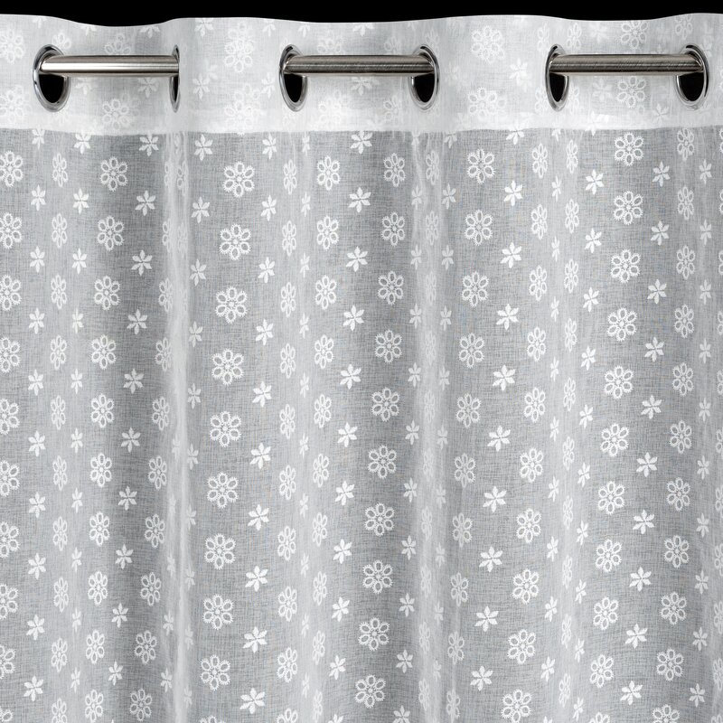 Firana gotowa Sanny biały 140 x 250 cm – rozświetla wnętrze