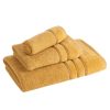 Ręcznik frotte Sibel musztardowy 50 x 90 cm – miękki i chłonny