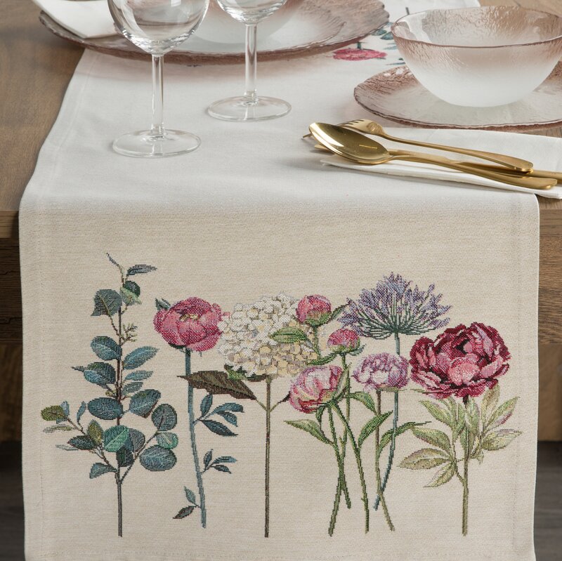 Obrus gobelinowy NAT naturalny 40x100 cm – doda uroku wnętrzu