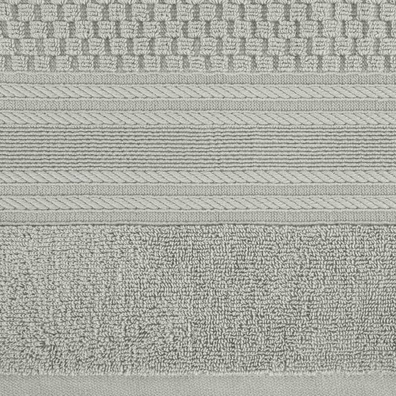 Ręcznik Davos srebrny 30 x 50 cm – miękki i chłonny