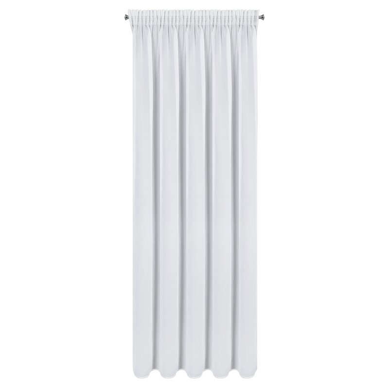 Firana gotowa biała 135 x 270 cm – lekka i zwiewna