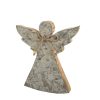 FIGURKA ŚWIĄTECZNA 142 18 X 2 X 20 CM SREBRNY