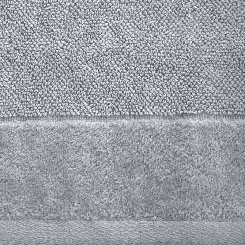 Ręcznik welurowy FERO srebrny 30 x 50 cm – miękki i chłonny