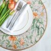 Podkładka Iris zielona o 38 cm – doda uroku Twojemu stołowi