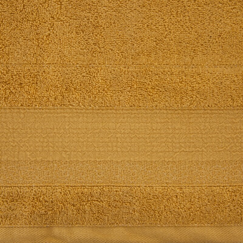 Ręcznik musztardowy April 70 x 140 cm – miękki i chłonny