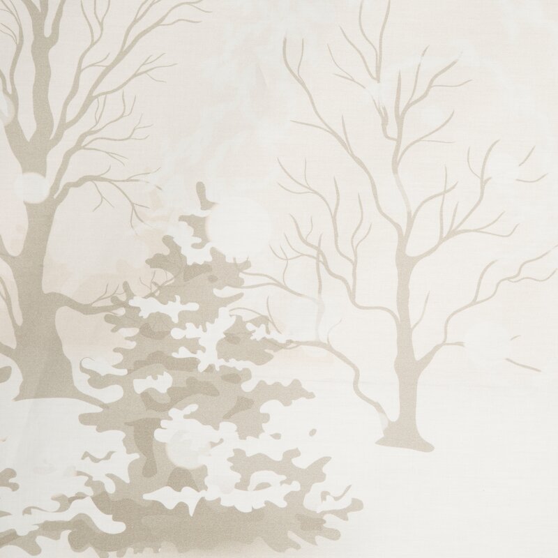 Pościel świąteczna Snowflake beżowa 140x200 cm – idealna na prezent
