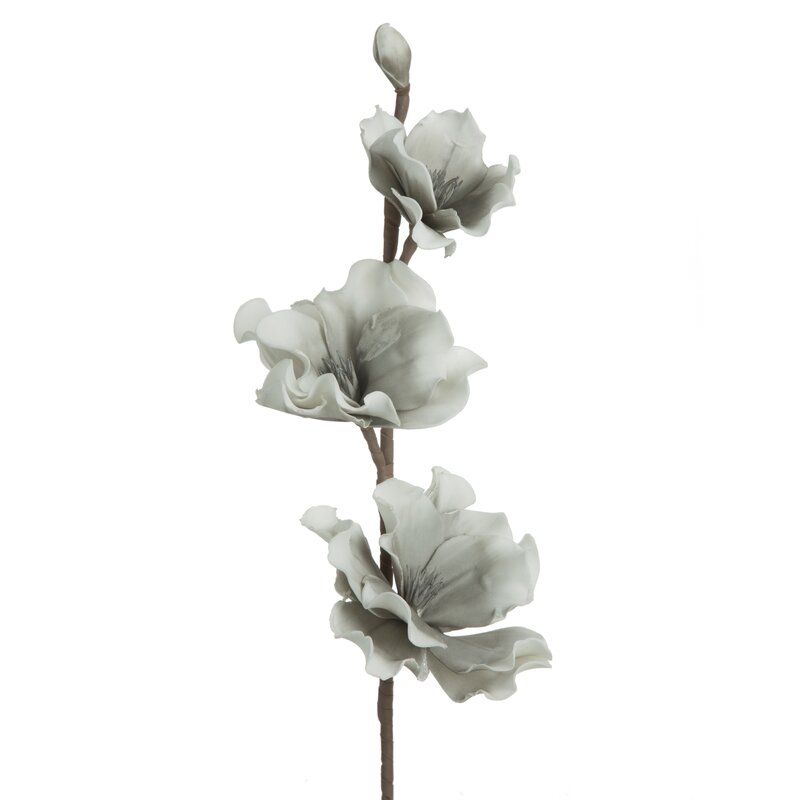 Kwiat Flore srebrny 74 cm – doda blasku wnętrzu