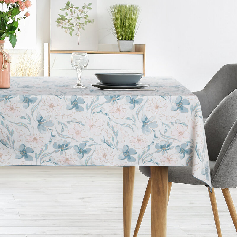 Obrus Ines 10 naturalny 145 x 220 cm – dodaje świeżości jadalni