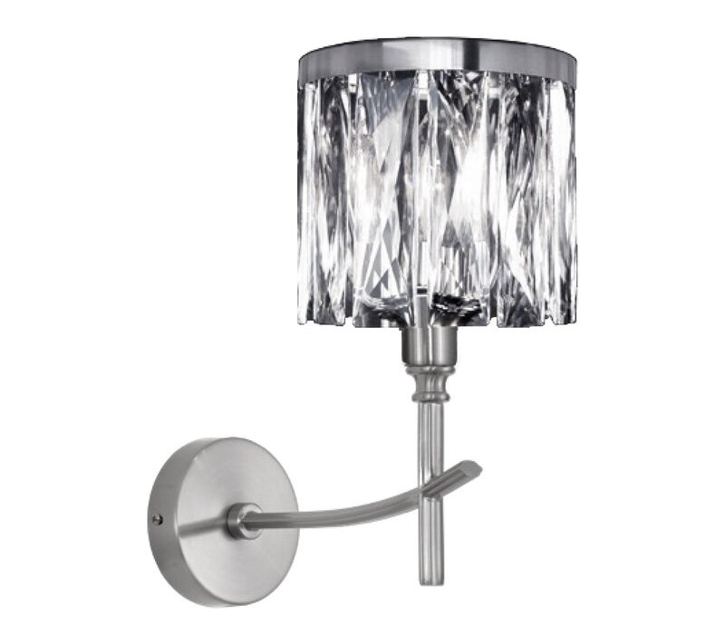 Lampa Krystal transparentna 25 x 13 x 30 cm – subtelny blask