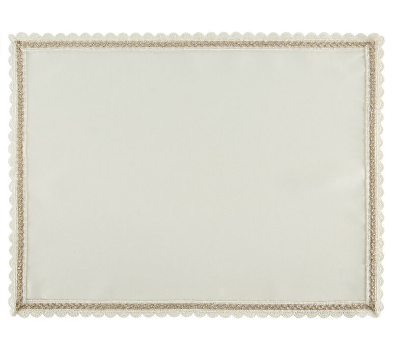 Obrus Lace kremowy 30 x 40 cm – doda blasku stołowi