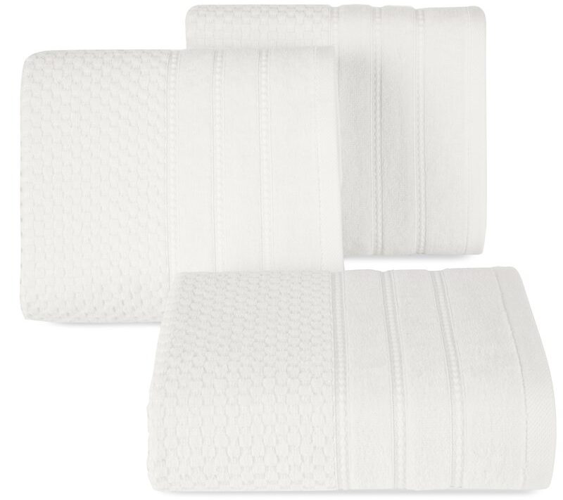Ręcznik welurowy Adore kremowy 30 x 50 cm – delikatny i stylowy