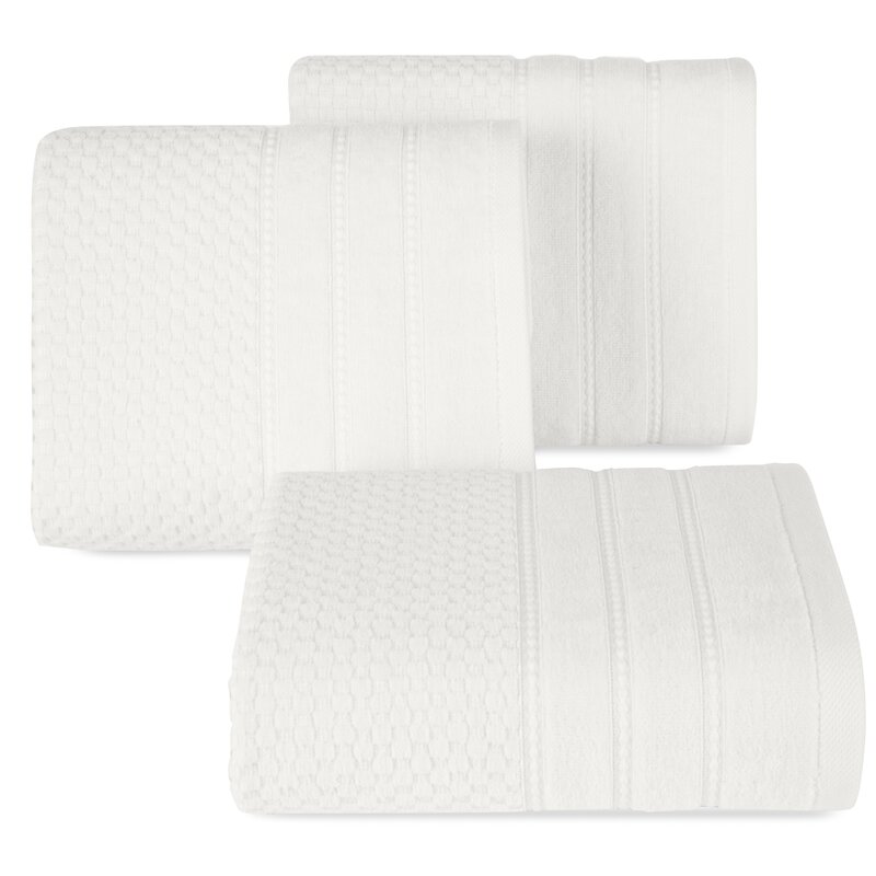 Ręcznik welurowy Adore kremowy 30 x 50 cm – delikatny i stylowy