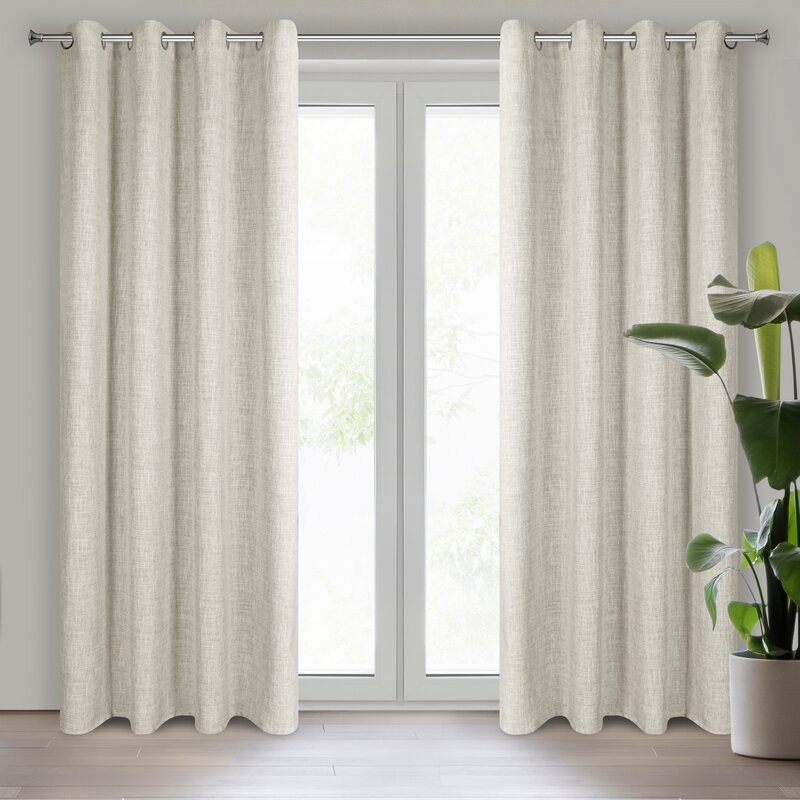 Zasłona gotowa Roma naturalna 140 x 250 cm – subtelnie filtruje światło