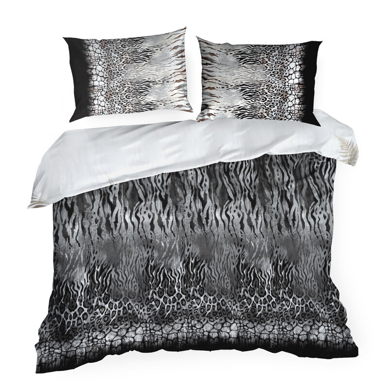 Pościel Eva Minge stalowa 220 x 200 cm – elegancka i modna